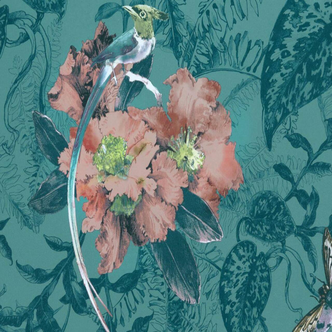 2008-144-02 - Hedgerow Wallpaper - Mineral - 1838 wallcoverings