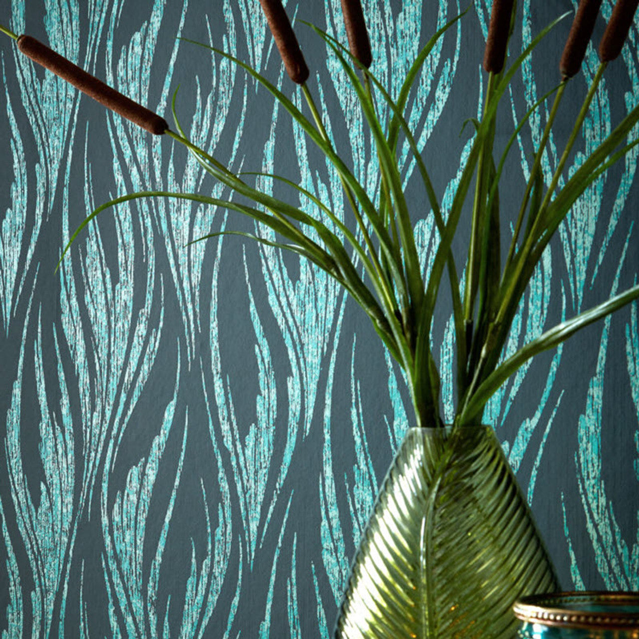 2008-146-02 - Ripple Wallpaper - Mineral - 1838 wallcoverings