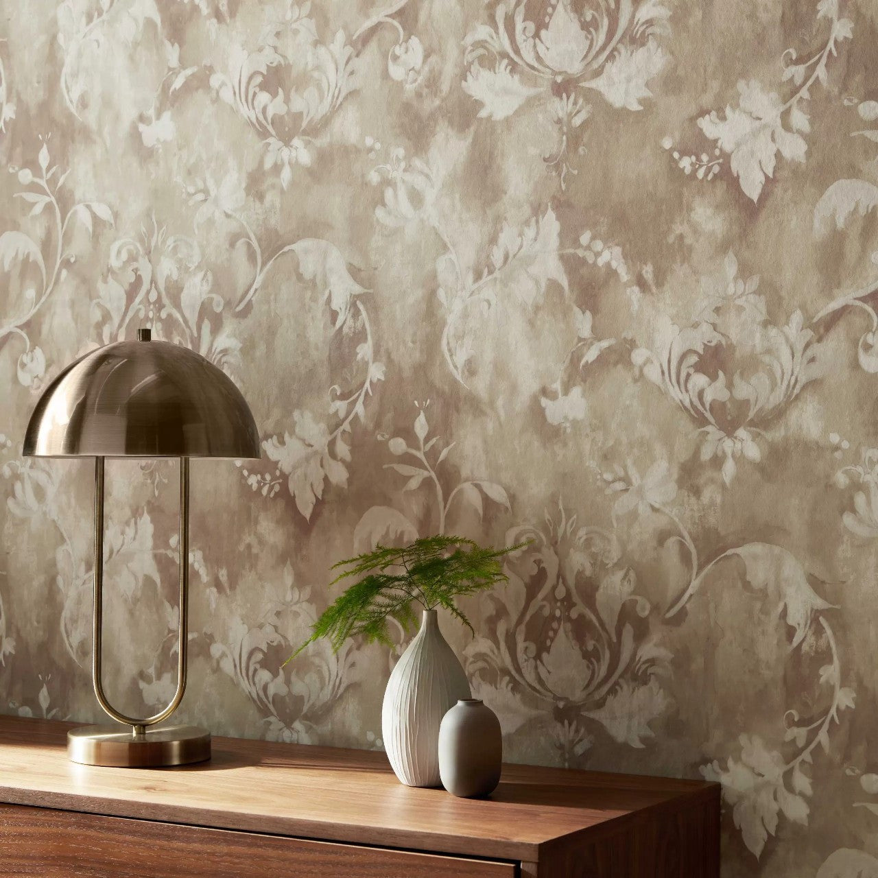 2109-156-02 - Ornamenta Wallpaper - Sand - 1838 wallcoverings