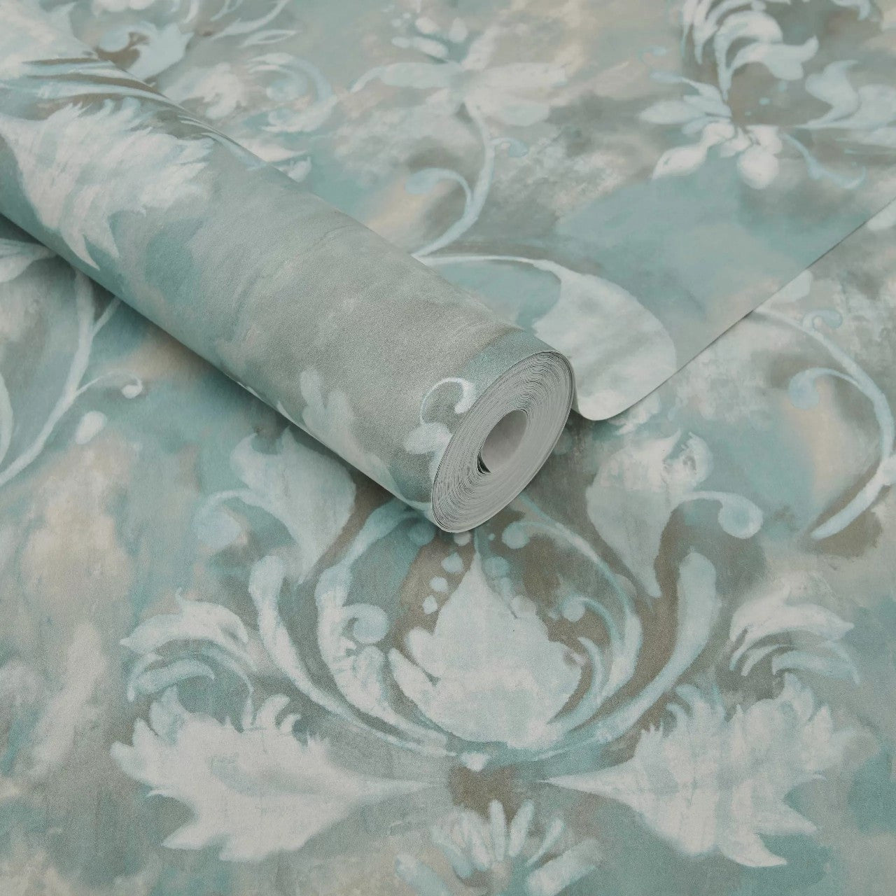 2109-156-03 - Ornamenta Wallpaper - Aqua - 1838 wallcoverings