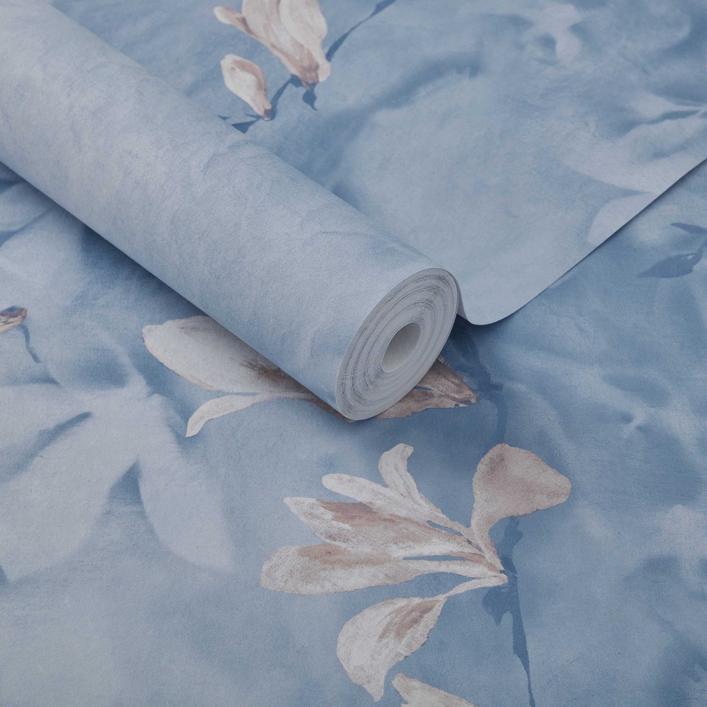 2109-158-03 - Trailing Magnolia Wall Mural - Chambray - 1838 wallcoverings