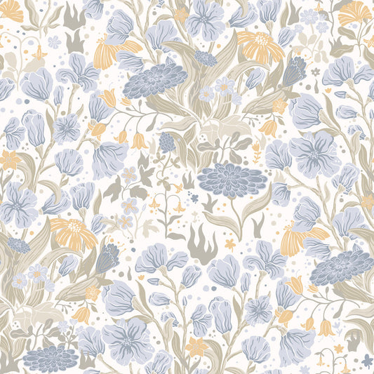 22010 - Hava Wallpaper - Blue - Midbec