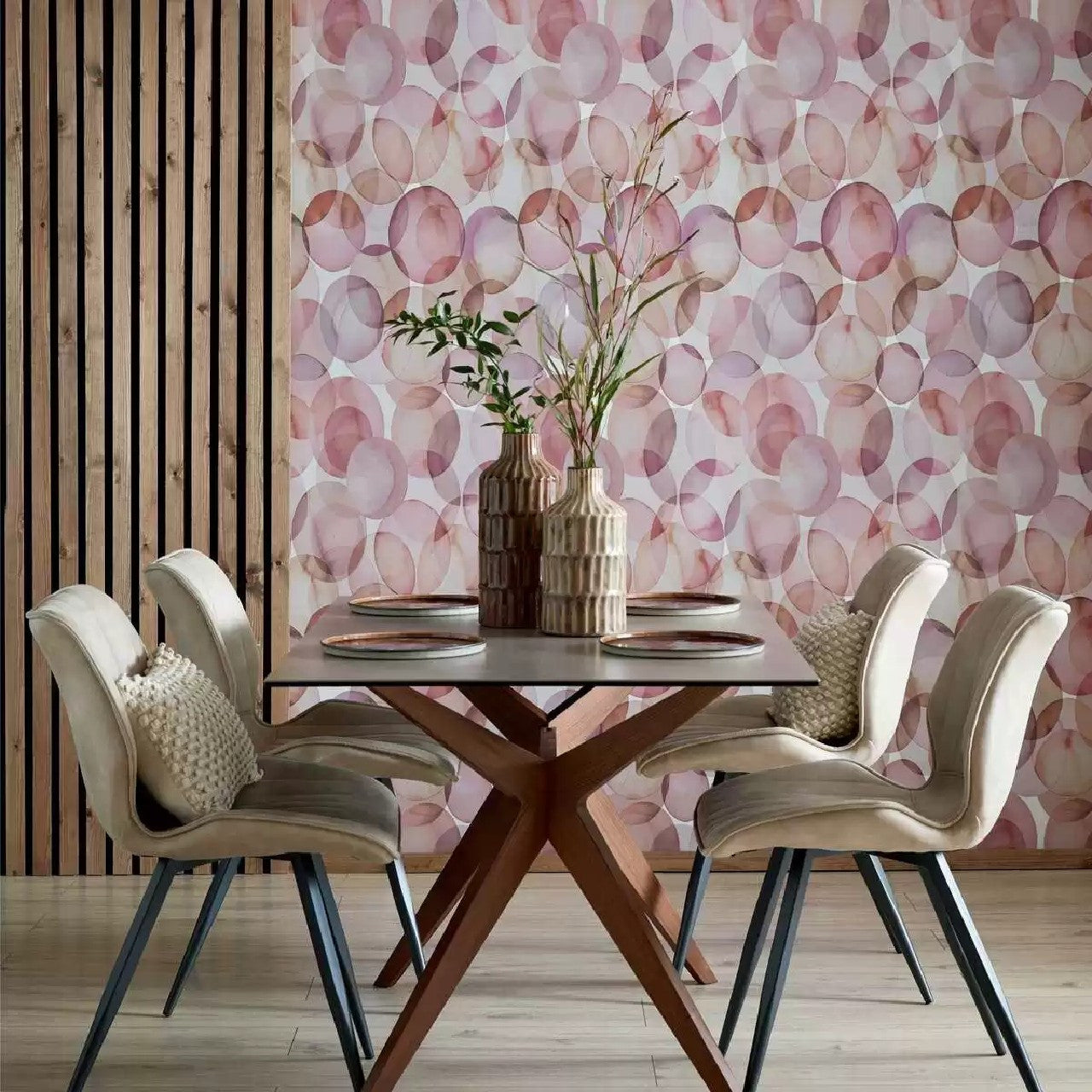 2210-159-03 - Honesty Wallpaper - Shell - 1838 wallcoverings