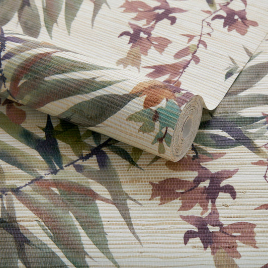 2210-160-05 - Essence Grasscloth Wallpaper - Neutral - 1838 wallcoverings