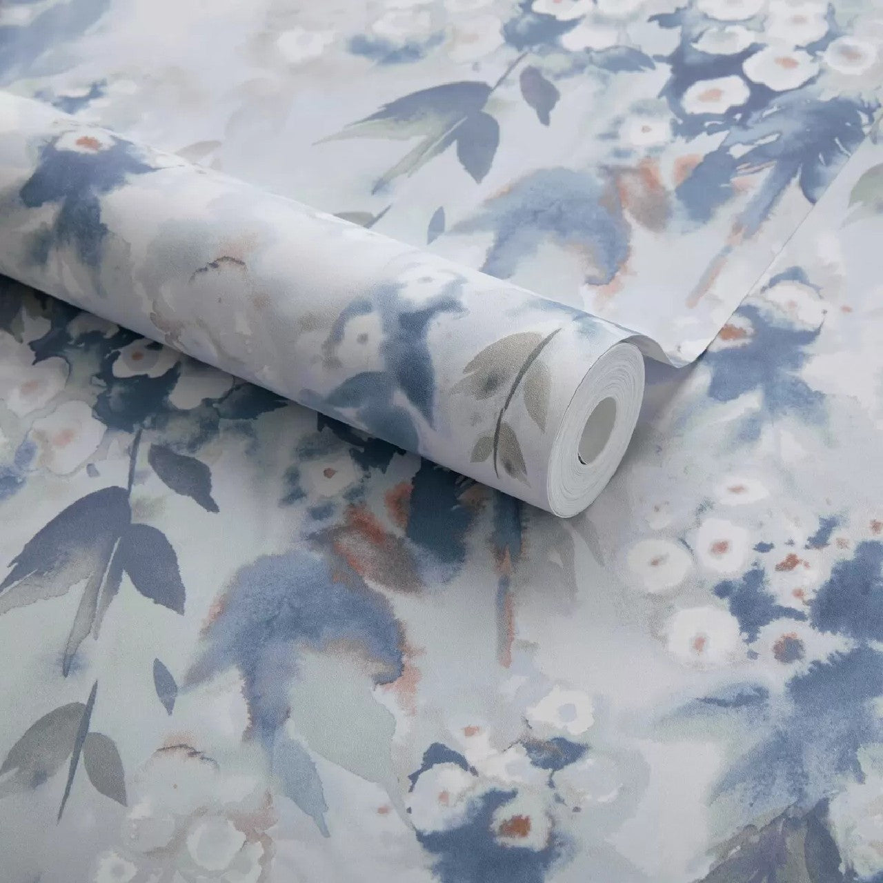 2210-162-03 - Cascade Wallpaper - Cornflower - 1838 wallcoverings