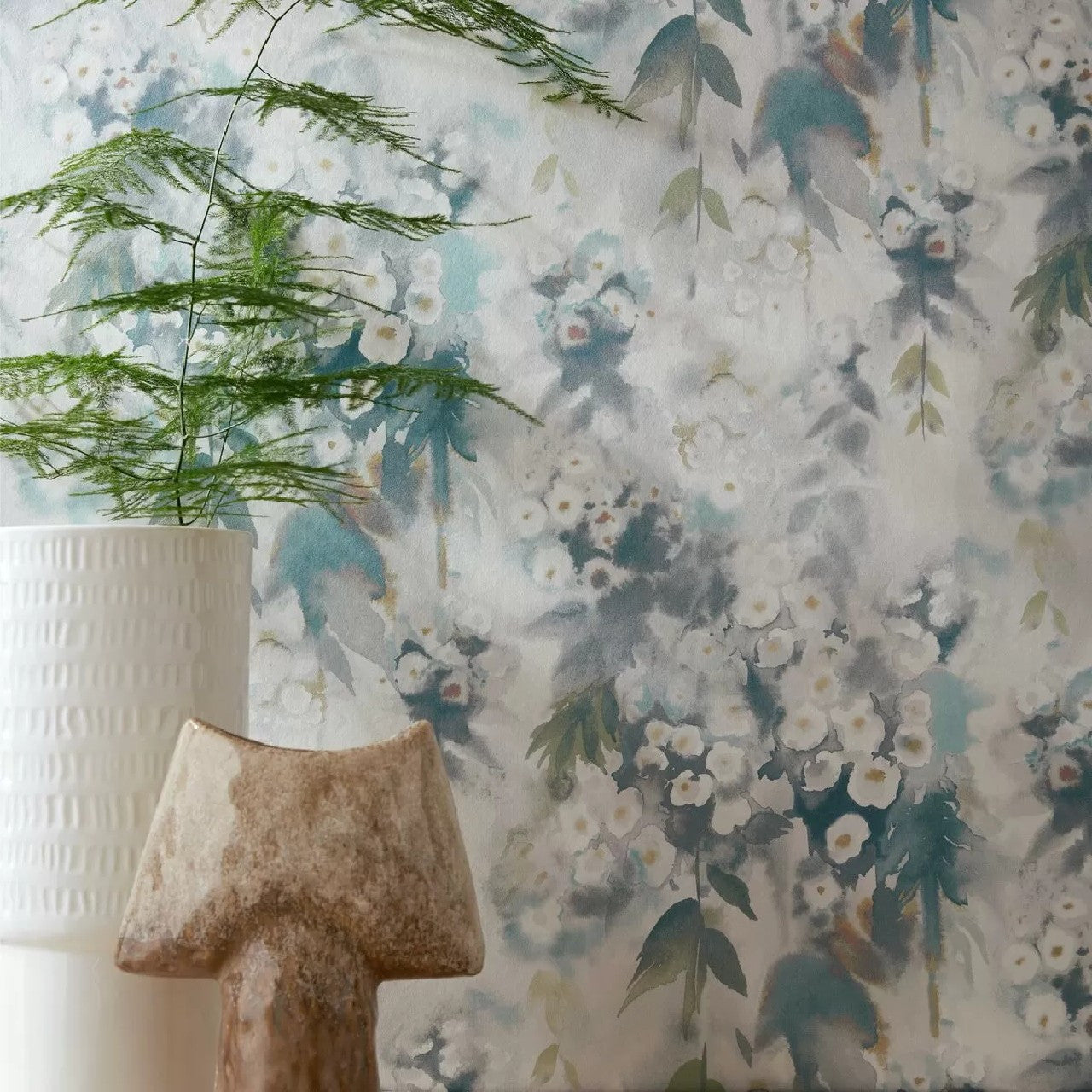 2210-162-04 - Cascade Wallpaper - Opal - 1838 wallcoverings