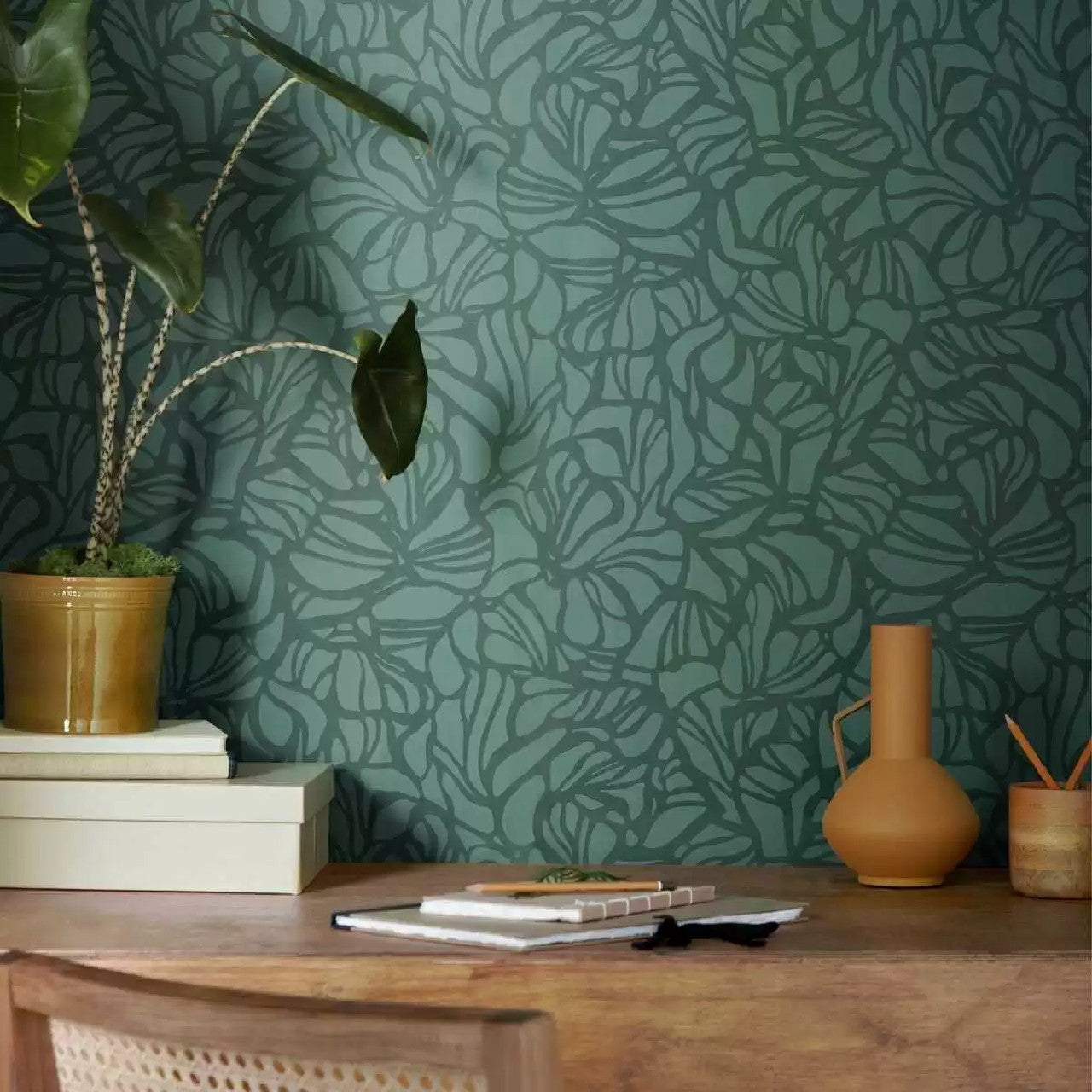 2210-163-02 - Purity Wallpaper - Forest - 1838 wallcoverings