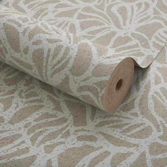 2210-163-04 - Purity Cork Wallpaper - Neutral - 1838 wallcoverings