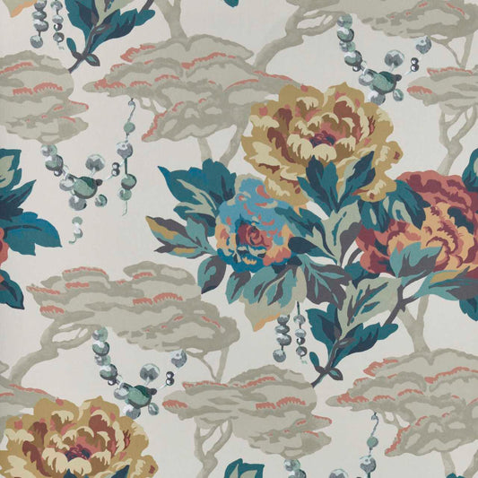 2311-170-01 - Paeonia Wallpaper - Warm Sand - 1838 wallcoverings