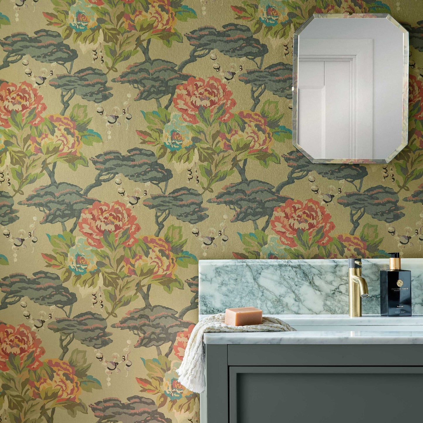 2311-170-03 - Paeonia Wallpaper - Lacquer - 1838 wallcoverings