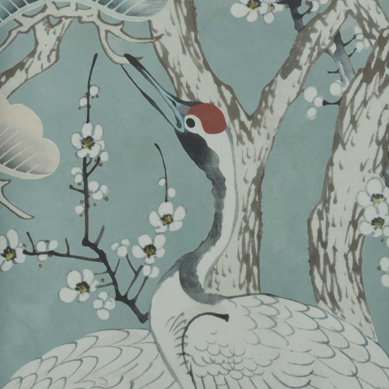 2311-174-03 - Kyoto Blossom Wall Mural - Mist - 1838 wallcoverings