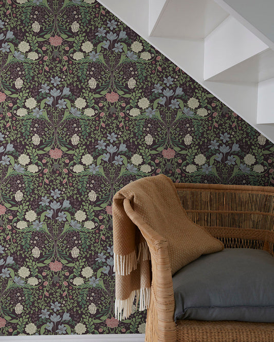 24103 - Froso Wallpaper - Plum - Midbec