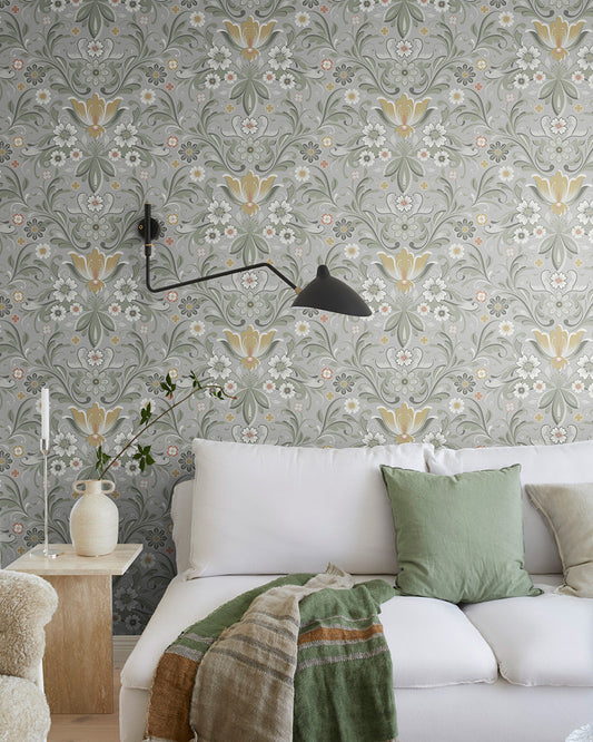 24113 - ostanskar Wallpaper - Gray - Midbec