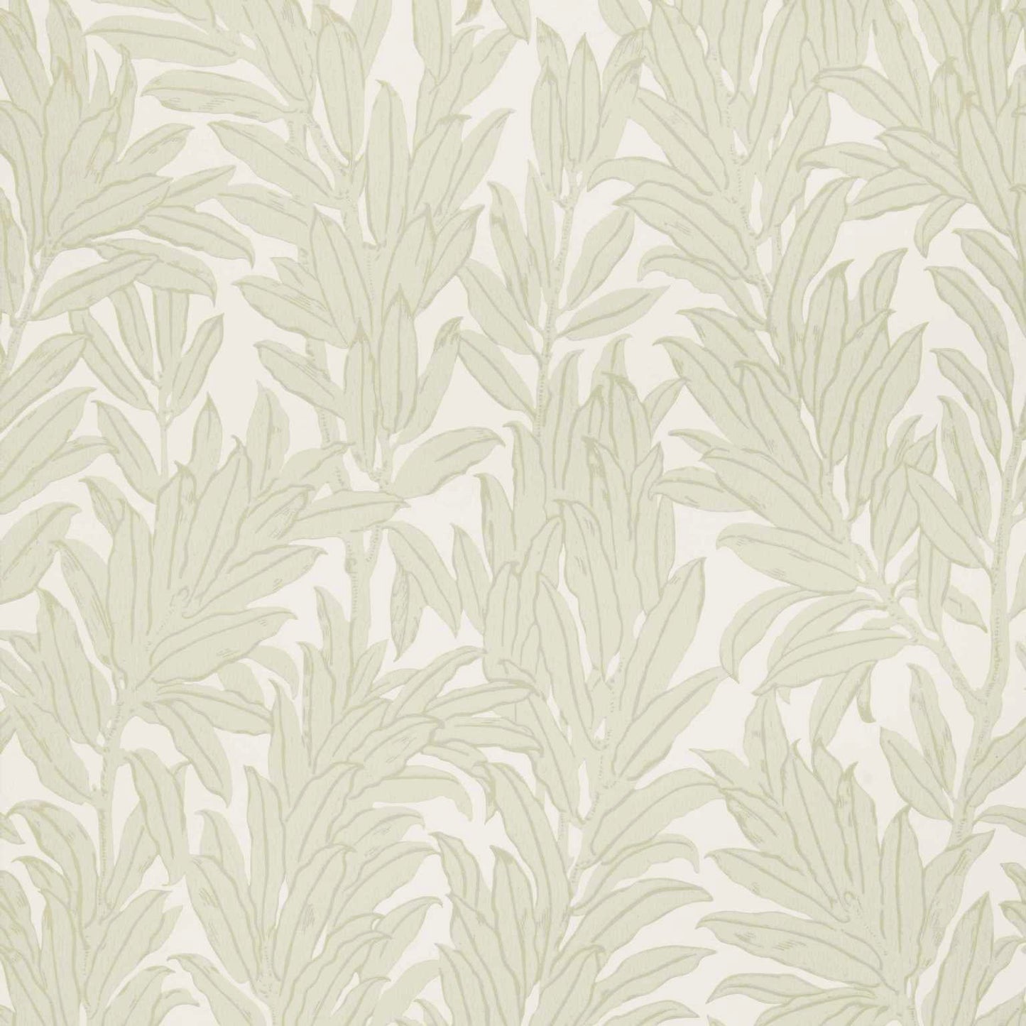 2412-177-03 - Laurel Leaf Wallpaper - Natural - 1838 wallcoverings