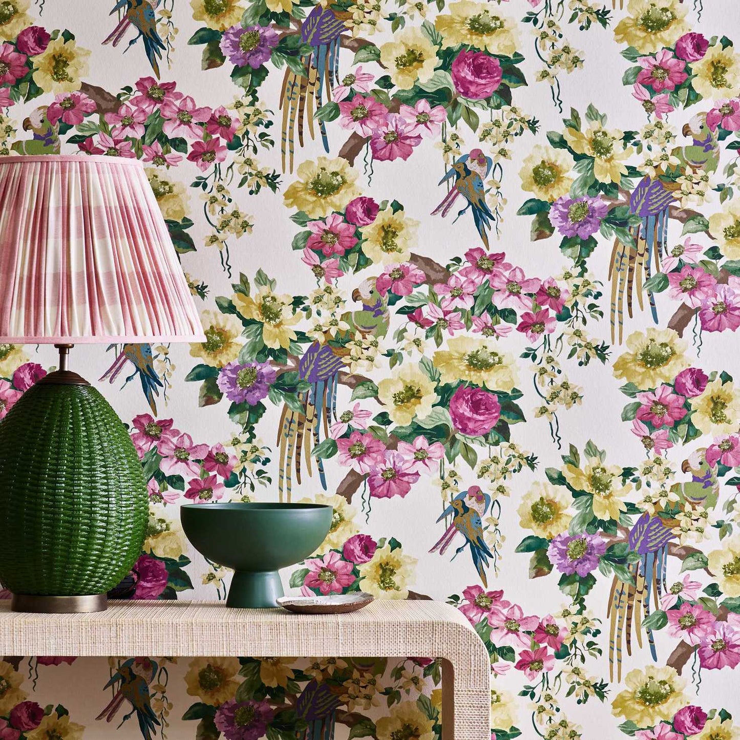 2412-181-03 - Floral Serenade Wallpaper - Summer - 1838 wallcoverings