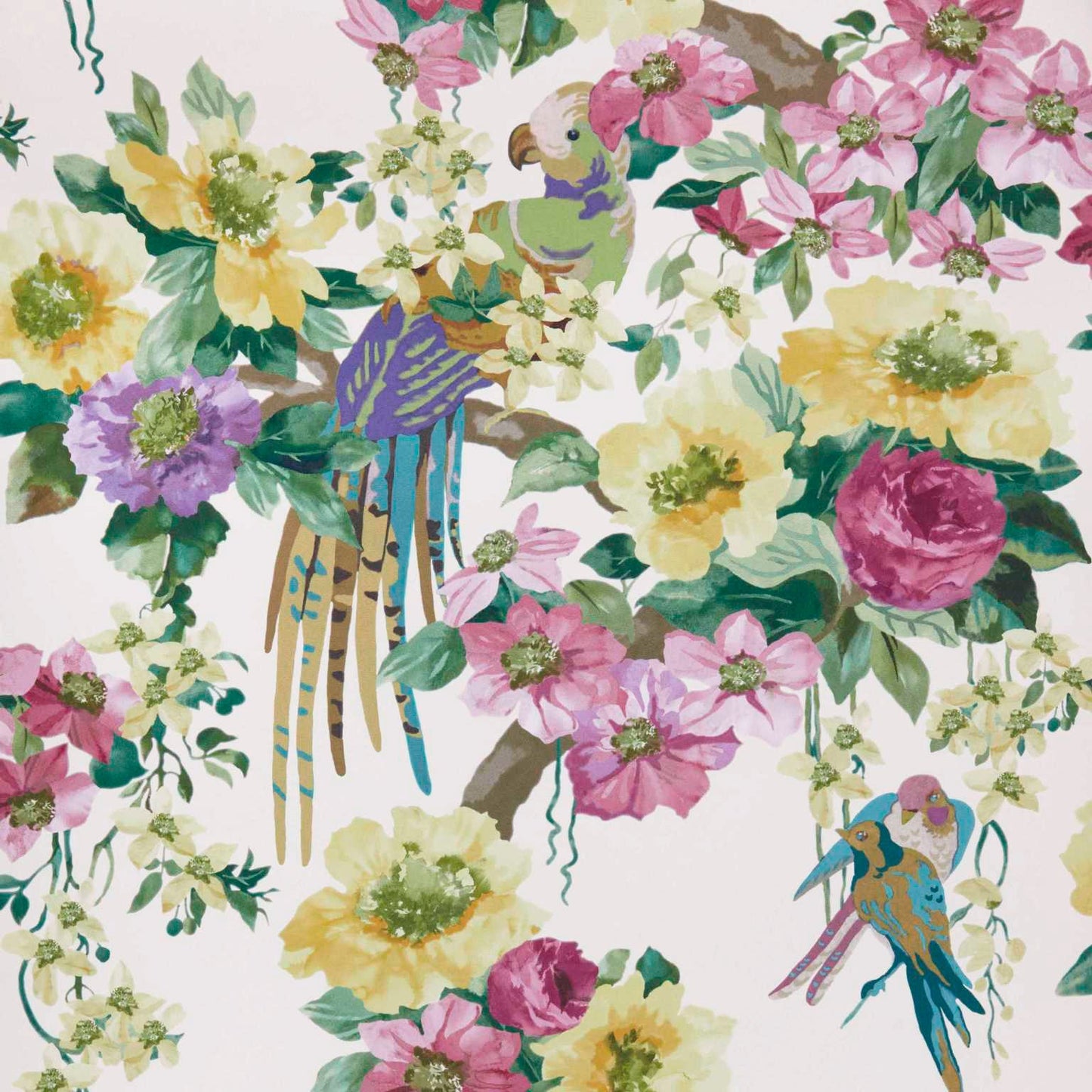 2412-181-03 - Floral Serenade Wallpaper - Summer - 1838 wallcoverings
