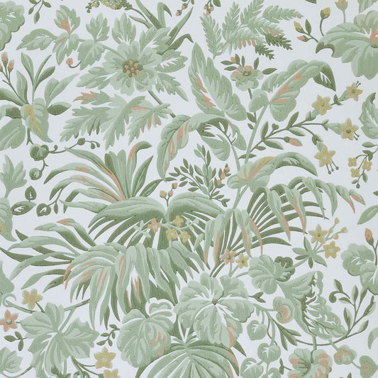 2513-184-04 - Palmette Wallpaper - Sage Green - 1838 wallcoverings