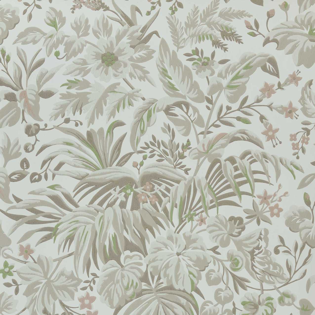 2513-184-05 - Palmette Wallpaper - Natural - 1838 wallcoverings