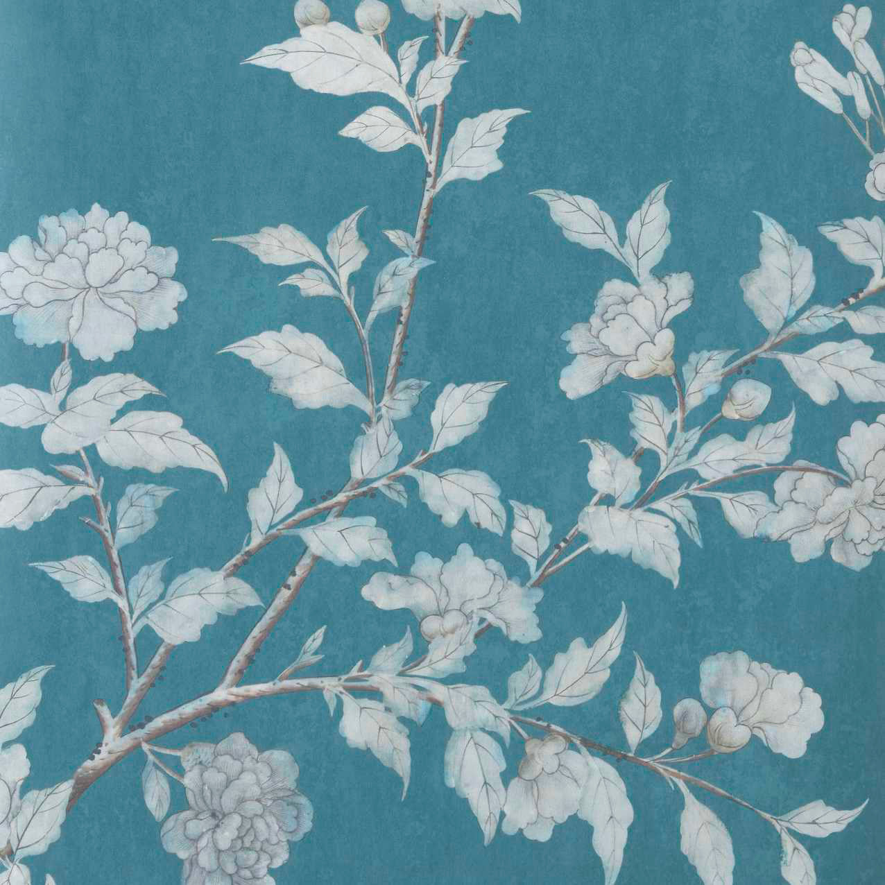 2513-192-01 - Moor Park Wall Mural - Prussian Blue - 1838 wallcoverings