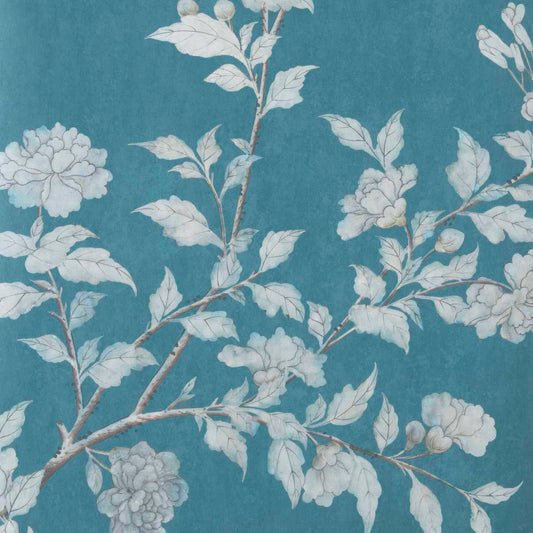 2513-192-01 - Moor Park Wall Mural - Prussian Blue - 1838 wallcoverings
