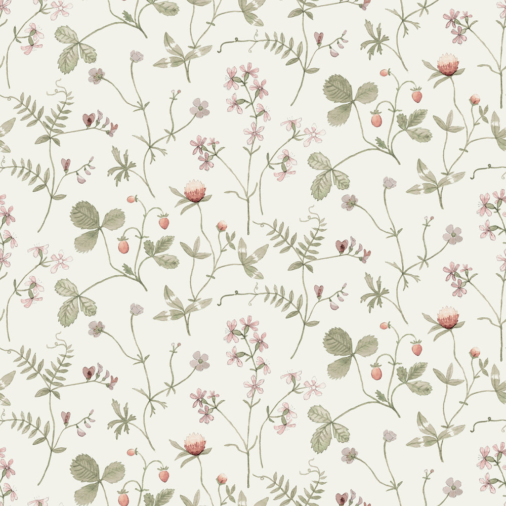 27008 - Julia Wallpaper - White - Midbec