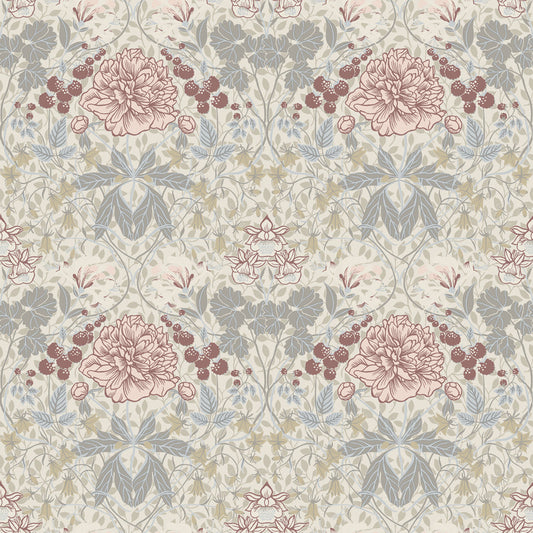 28015 - Sarah Wallpaper - Light Pink - Midbec