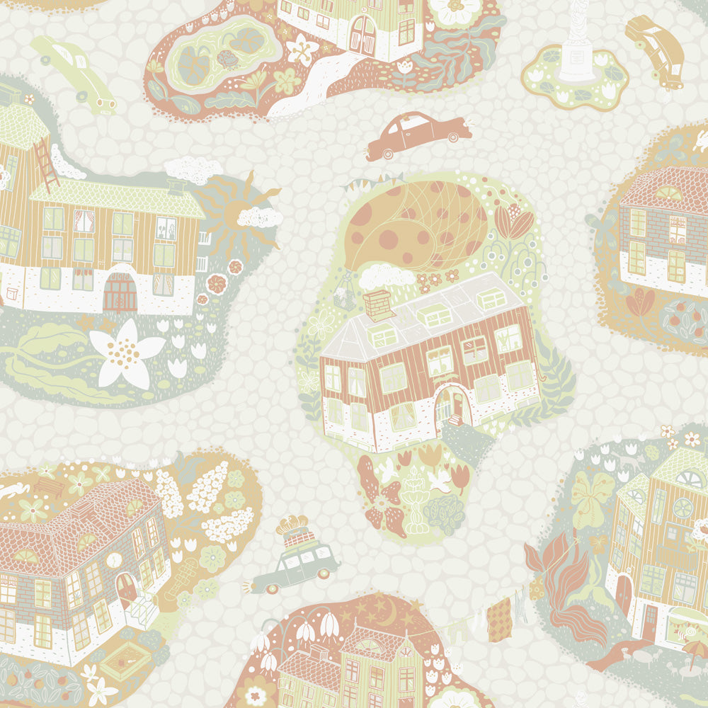 29007 - Staden Wallpaper - Light Gray - Midbec