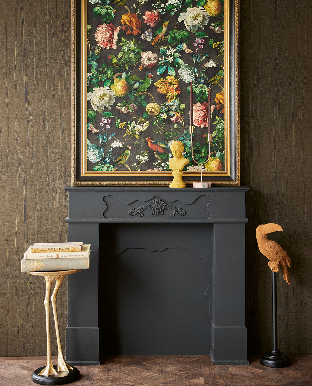 307333 - Museum Ripple Wallpaper - Black - Eijffinger