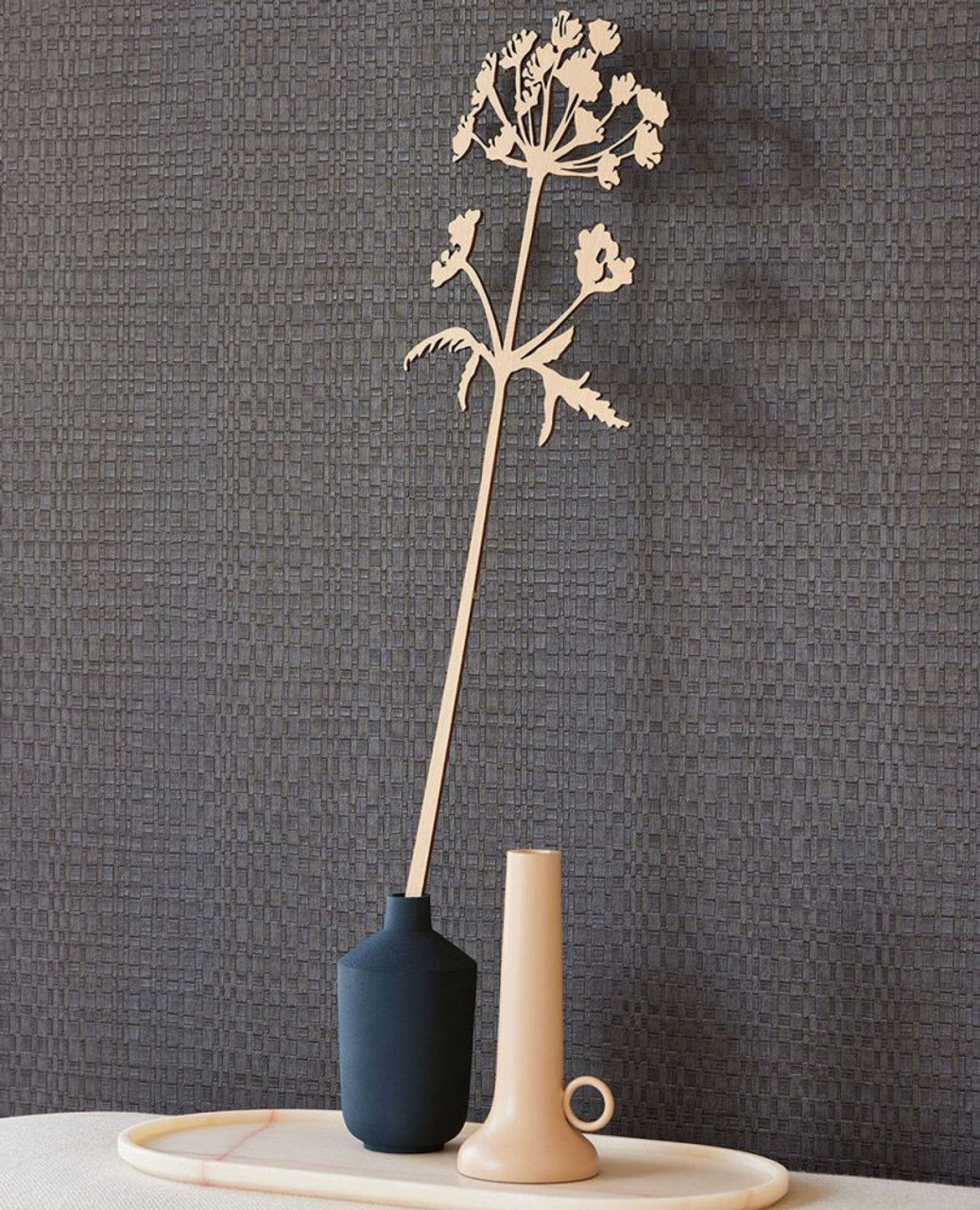 313530 - Industrial Canvas Wallpaper - Blue - Eijffinger