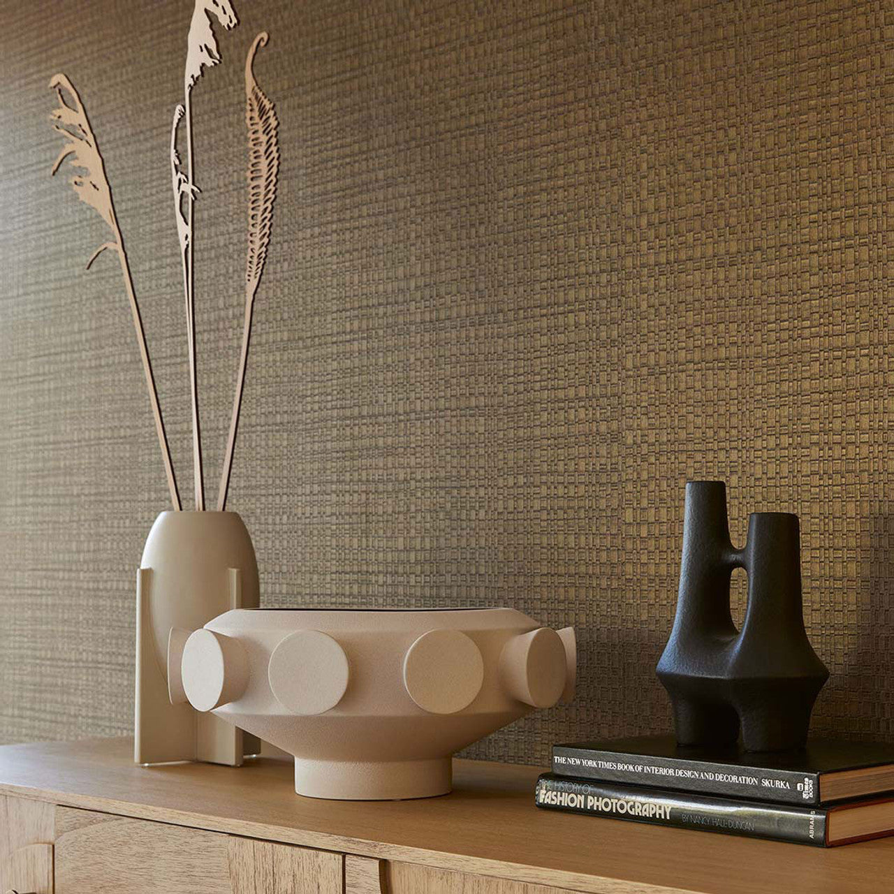 313533 - Industrial Canvas Wallpaper - Gold - Eijffinger