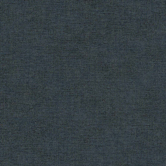 313558 - Scandi Canvas Plain Wallpaper - Navy - Eijffinger