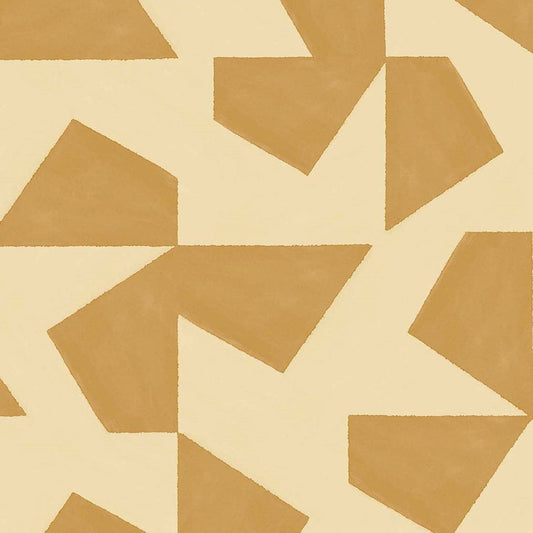 318040 - Scattered Geometry Twist Wallpaper - Ochre - Eijffinger