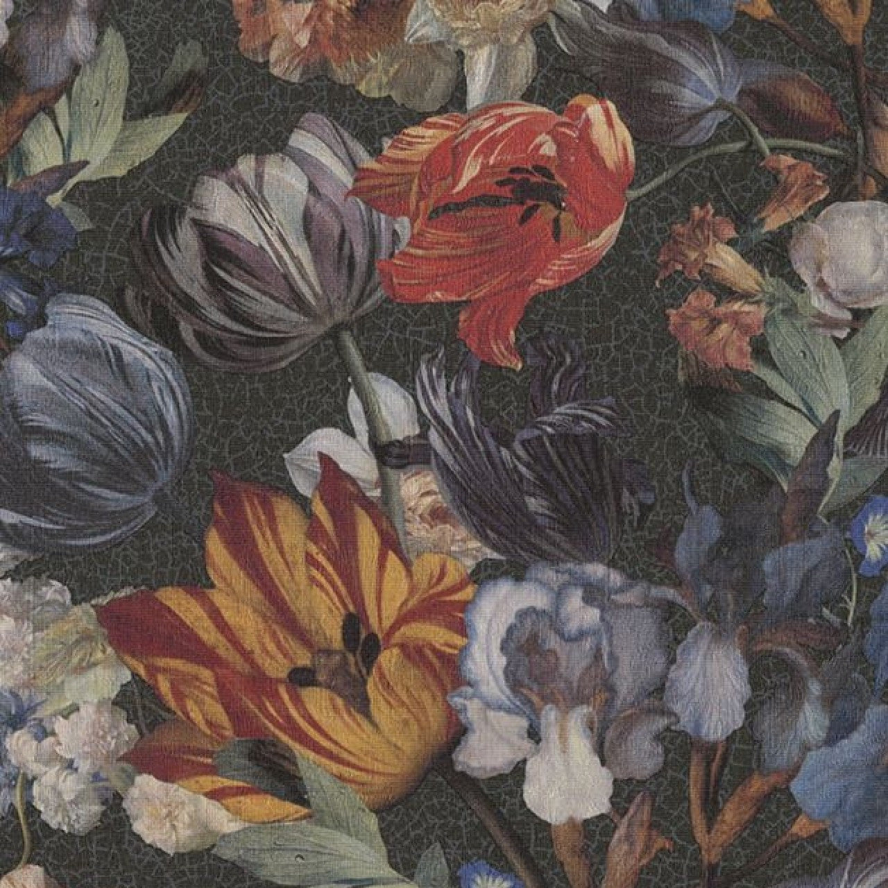 358010 - Garden Party Masterpiece Wallpaper - Black - Eijffinger