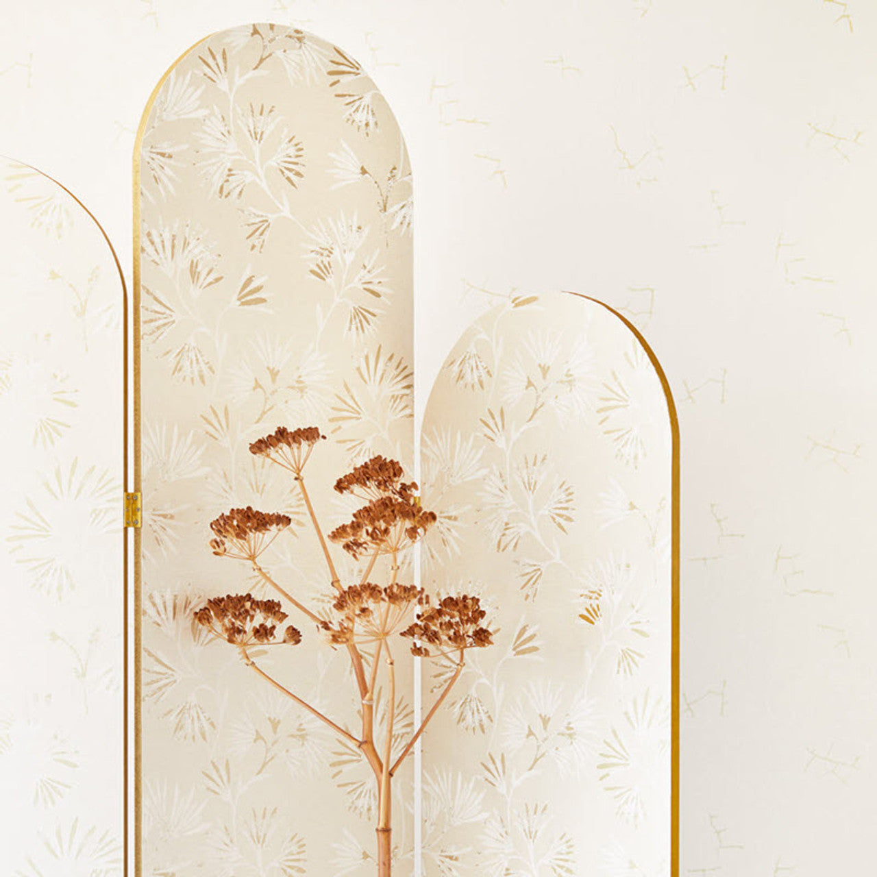 386540 - Enso Floral Style Wallpaper - Beige - Eijffinger