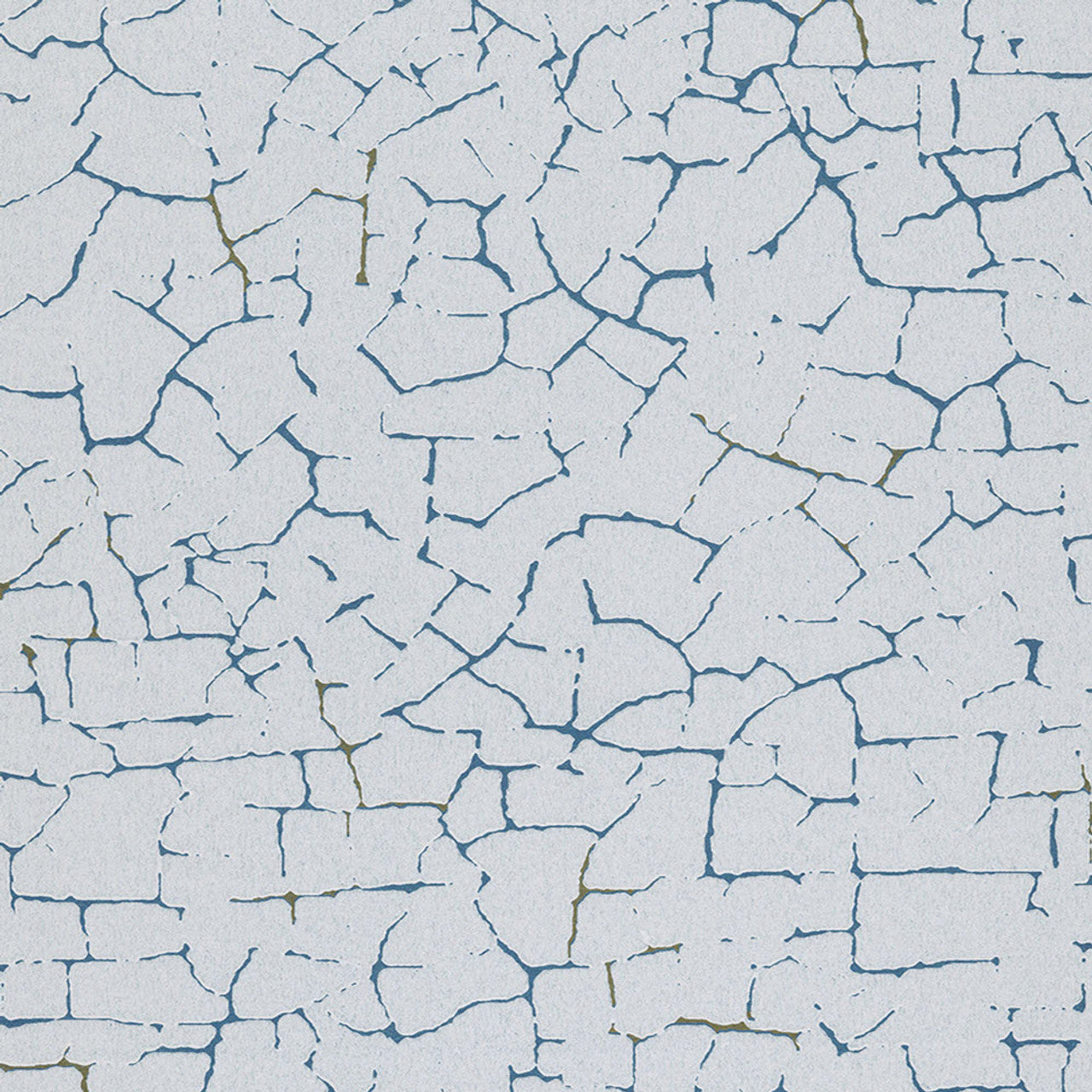 386563 - Enso Crackle Effect Wallpaper - Blue - Eijffinger