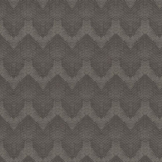 394524 - Sound Wave Topaz Wallpaper - Charcoal - Eijffinger