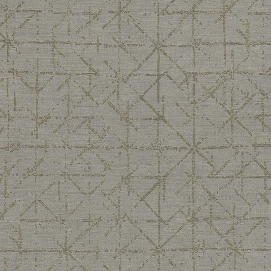 394532 - Geometric Sketch Topaz Wallpaper - Beige - Eijffinger