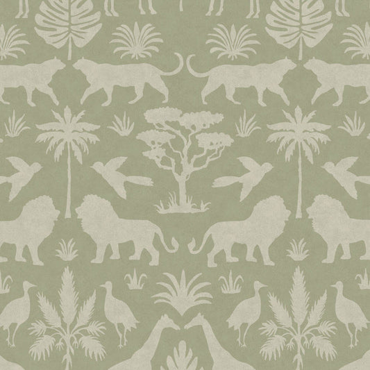 399081 - Mini Me Nature Wallpaper - Green - Eijffinger