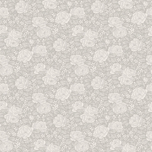 43105 - Rosengang Wallpaper - Neutral Gray - Midbec