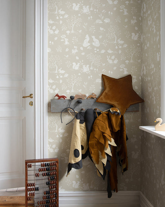 44126 - Ivar Wallpaper - Beige - Midbec