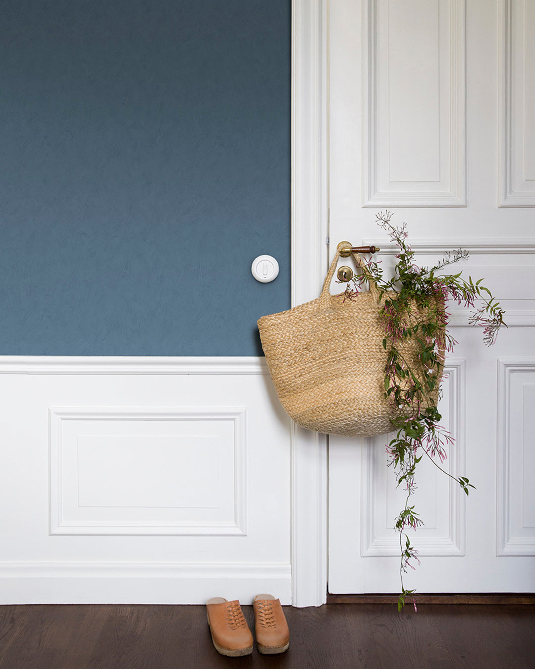 61036 - Kalk Sala Wallpaper - Blue - Midbec
