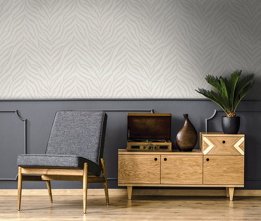 65843 - Zahara Wallpaper - Dove - Holden Decor
