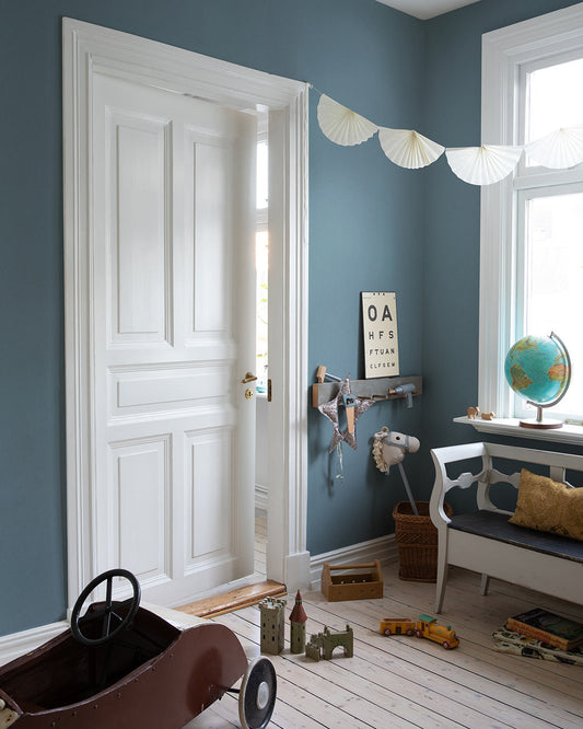 77034 - Ocean Wallpaper - Blue/Gray - Midbec