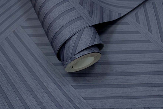 91410 - Elba Wallpaper - Navy - Holden Decor