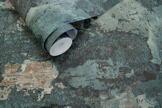 91420 - Elgon Wallpaper - Teal - Holden Decor