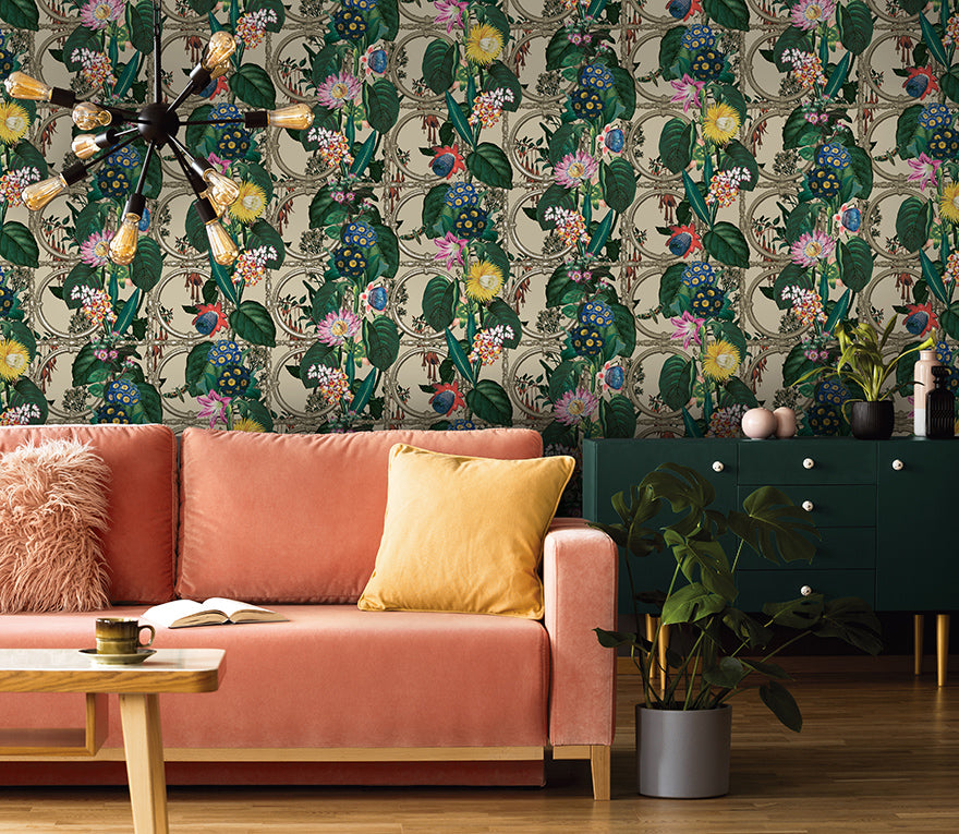 91431 - Alata Wallpaper - Beige - Holden Decor