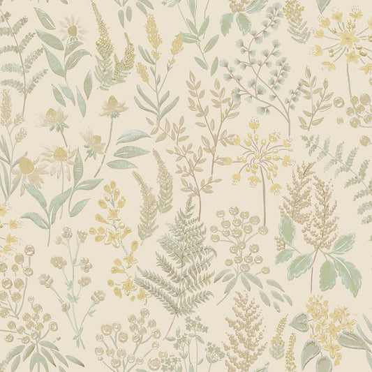 91680 - Calvert Meadows Wallpaper - Beige - Holden Decor
