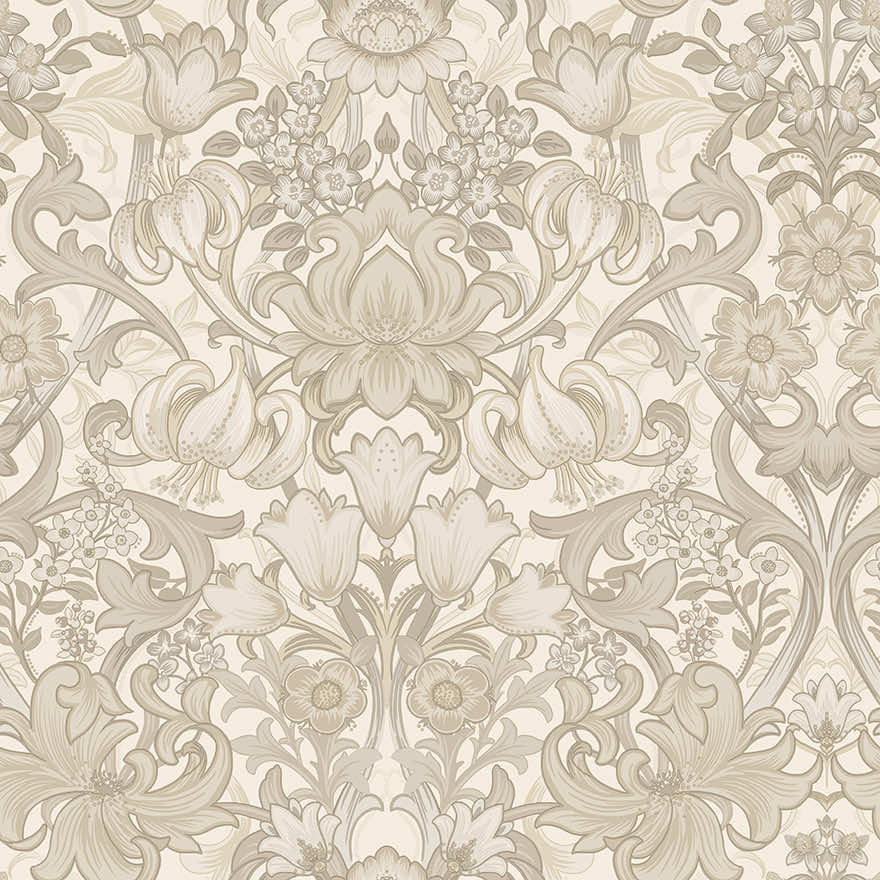 91901 - Fleurmont Wallpaper - Neutral - Holden Decor