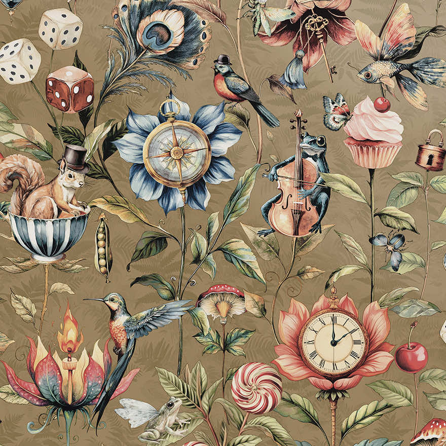 91940 - Elysium Wallpaper - Gold - Holden Decor