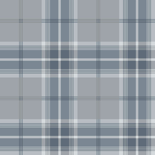 92120 - Emma Wallpaper - Blue - Midbec